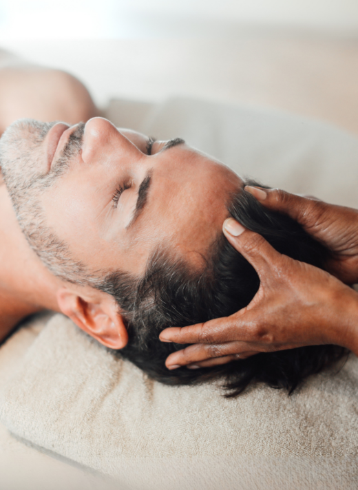 Visuel soin visage homme